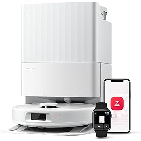 roborock Qrevo Pro Robot Vacuum and Mop with FlexiArm Design Edge Mopping, Dynamic Hot Water Mop Washing and Auto Mop Drying, Intelligent Dirt Detection, 7,000 Pa Suction, Ideal for Carpets