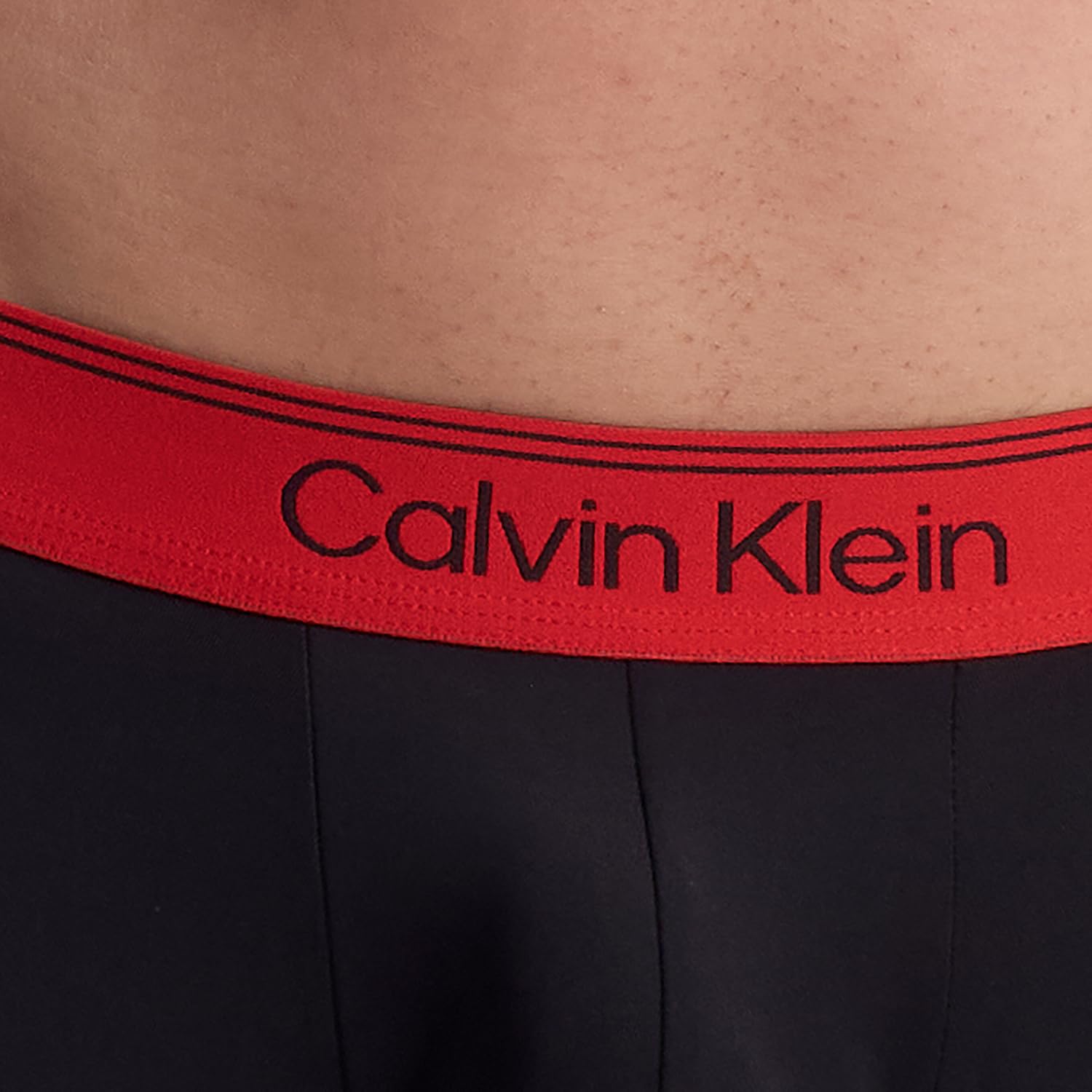 Calvin Klein Confezione da 3 Boxers Pantaloni Elasticizzati in Microfibra a Vita Bassa NB4409 da Uomo