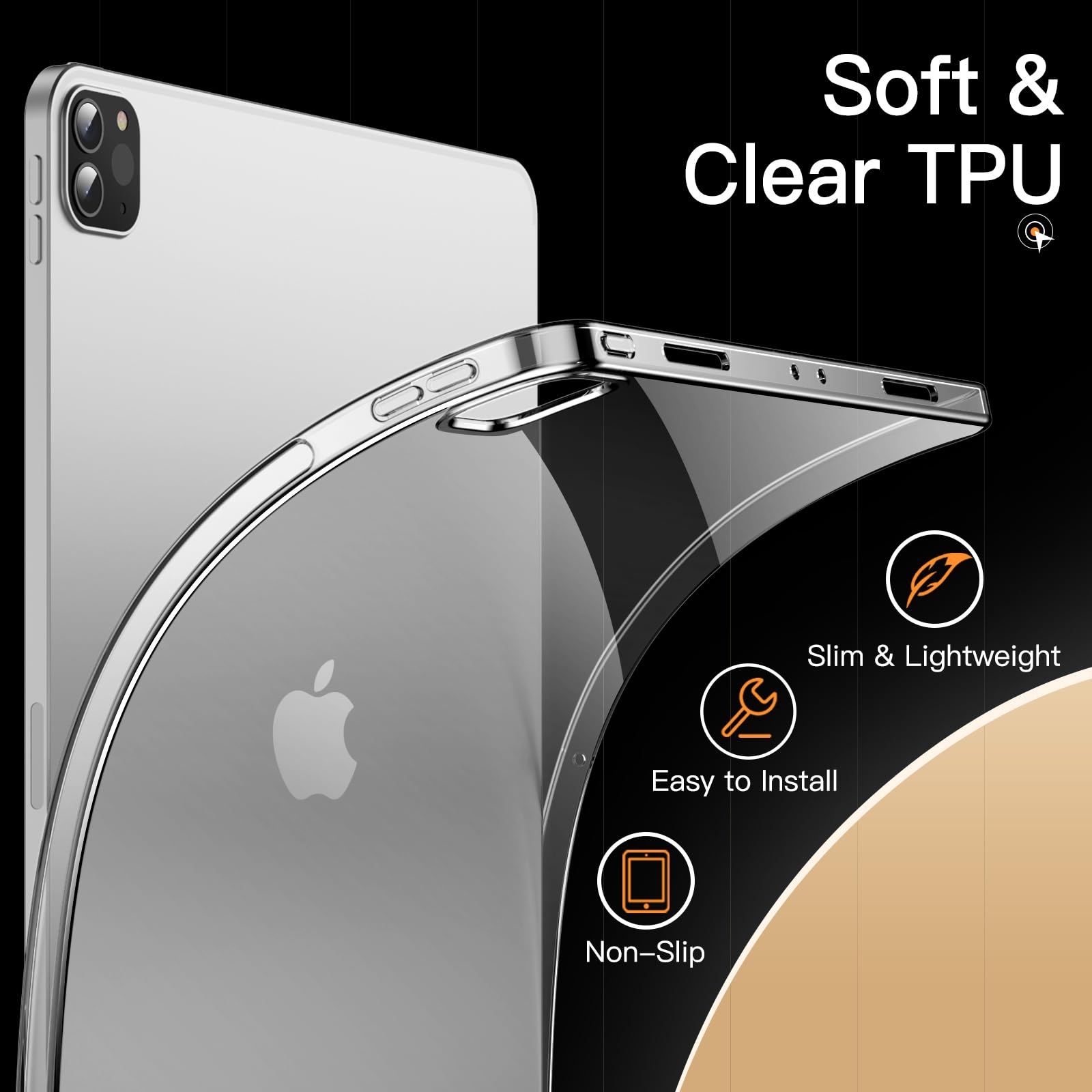 Amazon.co.jp: JETech iPad Pro 12.9インチ 2022/2021（第6/5世代）用