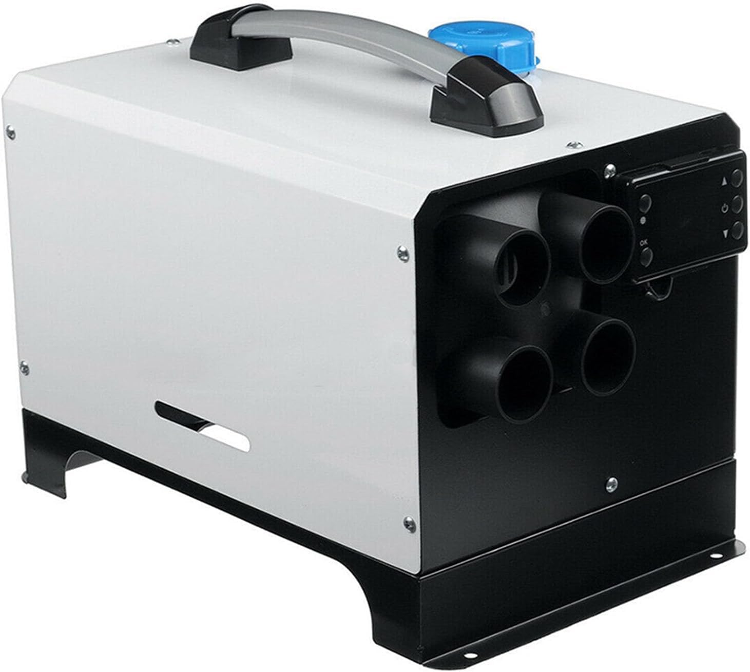 Zestaw nagrzewnicy powietrza Diesel 12 V 5 kW, kwadratowy podgrzewacz postojowy na paliwo, do przyczepy kempingowej, szybkie ogrzewanie ze zdalnym sterowaniem + przełącznik LCD