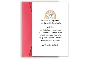 Teacher Appreciation Note: Special 'Thank You Card' for Educators