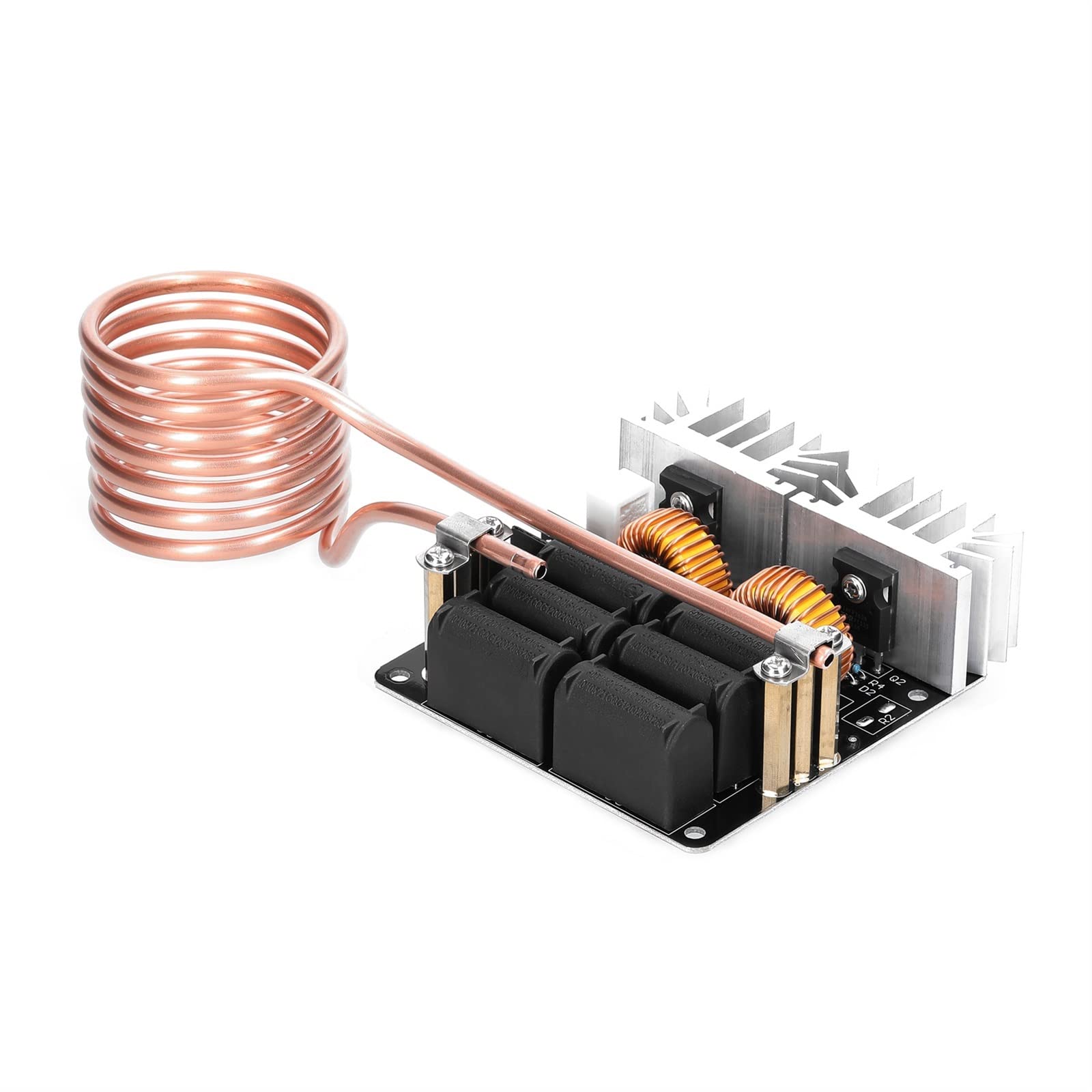 Piec do topienia 1000W ZVS płyta grzewcza indukcyjna moduł 12-48V niskonapięciowa grzałka cewka sterownik Flyback grzałka dla majsterkowiczów hartowanie wyżarzanie Precyzyjna kontrola temperatury