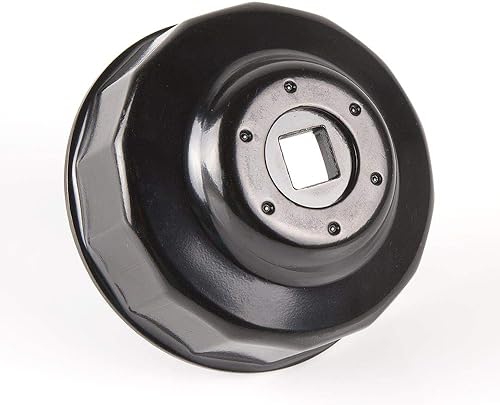 KiWAV Llave de filtro de aceite 2.559 in x 14 flautas Herramienta de extracción compatible para Honda Hawk PC800 CB400 Nighthawk y Toyota 1800cc