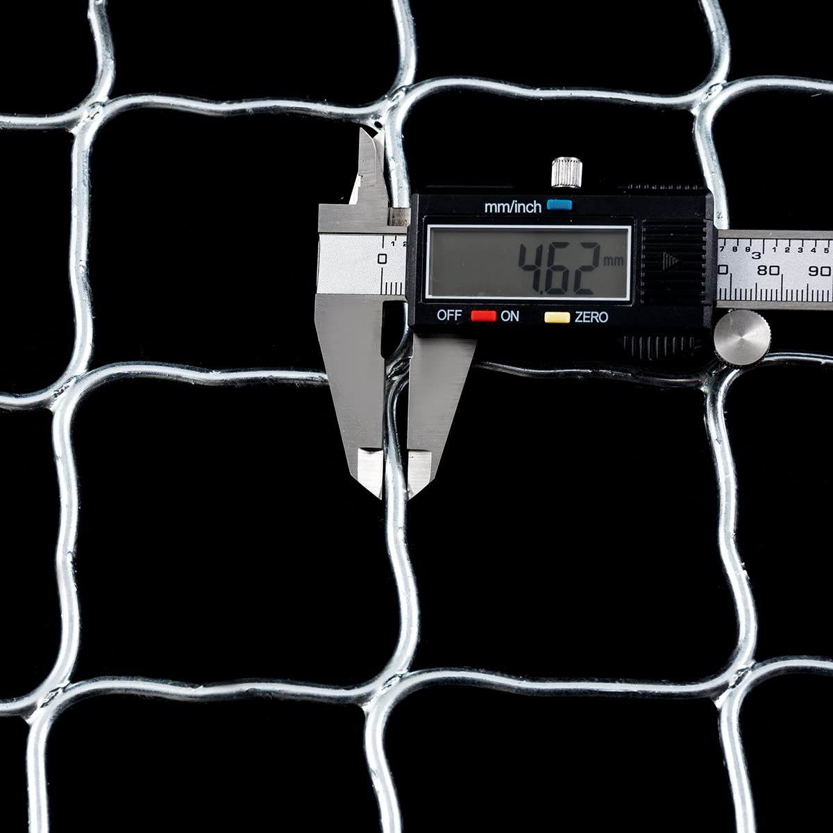 Super Heavy Duty Fence 48X24 inch 7 Gauge Galvanized Steel Corrugated Wire Fence.Hole Size 2.5inch-Snake Fence-Poultry Netting/Dog Cages/Fences Screen for Doors and Windows