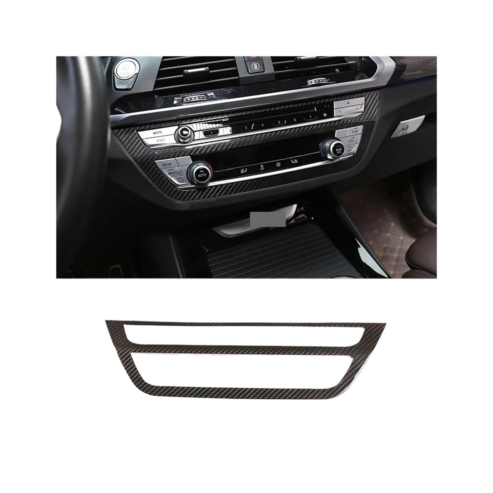 WEZGHYUXP Real Carbon Fiber Compatible with BMW X3 X4 G01 G02 2018-2022