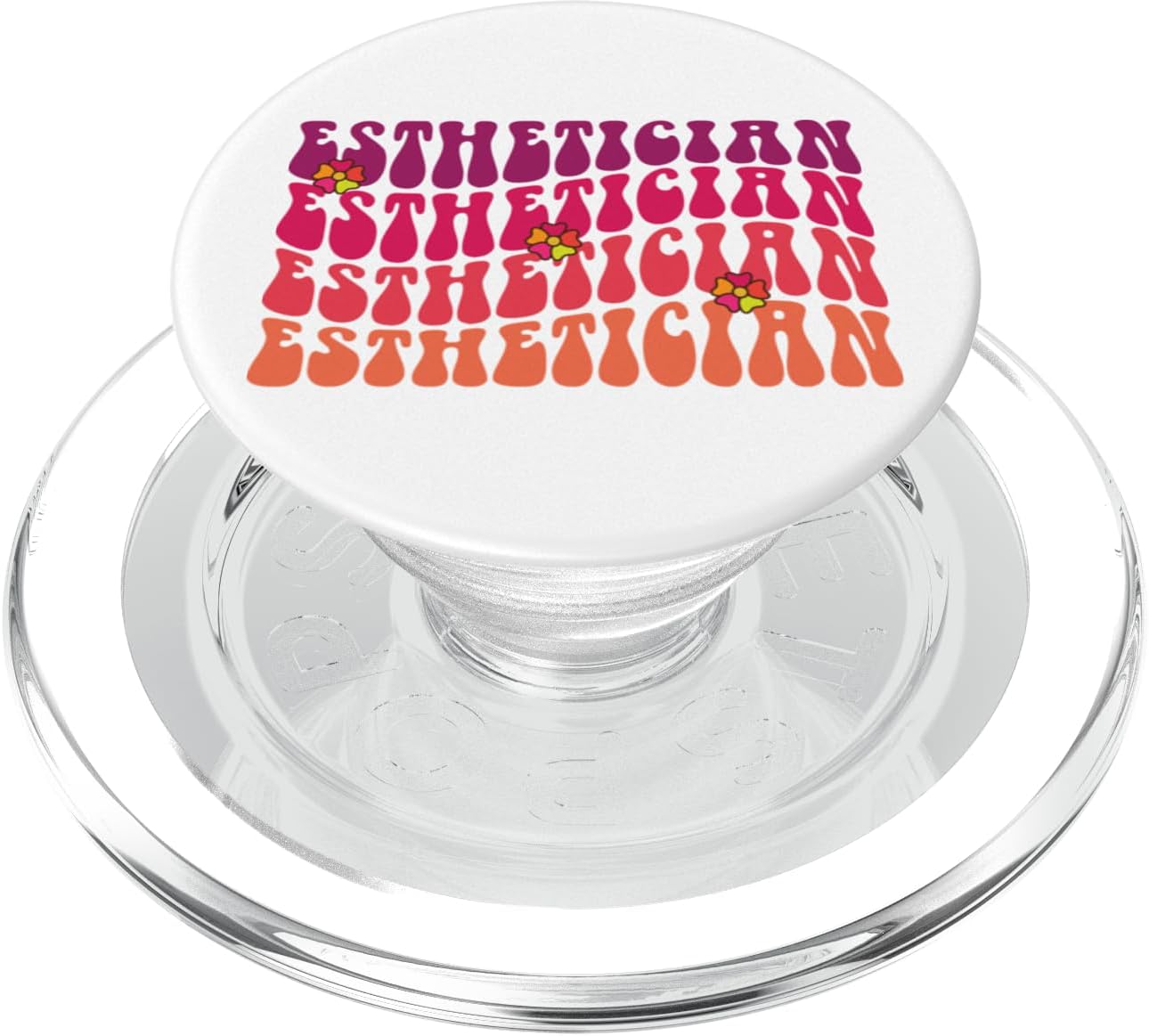 Esthetician skin care specialist spas salon fun estheticians PopSockets PopGrip for MagSafe