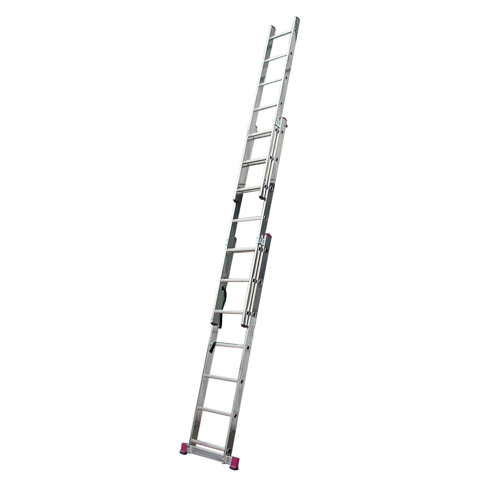 Krause Corda Alu Vielzweckleiter Treppenleiter 3x7 Tritte Leiter Treppenfunktion Klappleiter Anlegeleiter Mehrzweckleiter Stehleiter ausziehbar