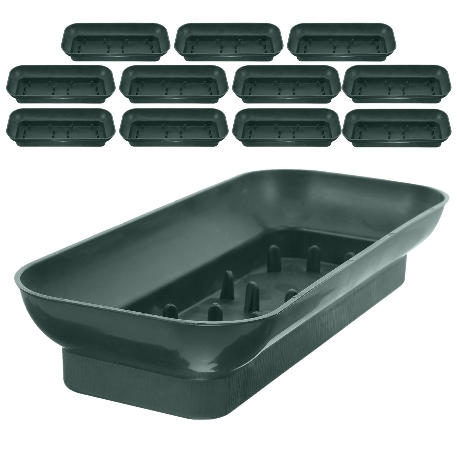 Pots de fleurs gain de place avec le support mural rectangulaire VILLCASE
