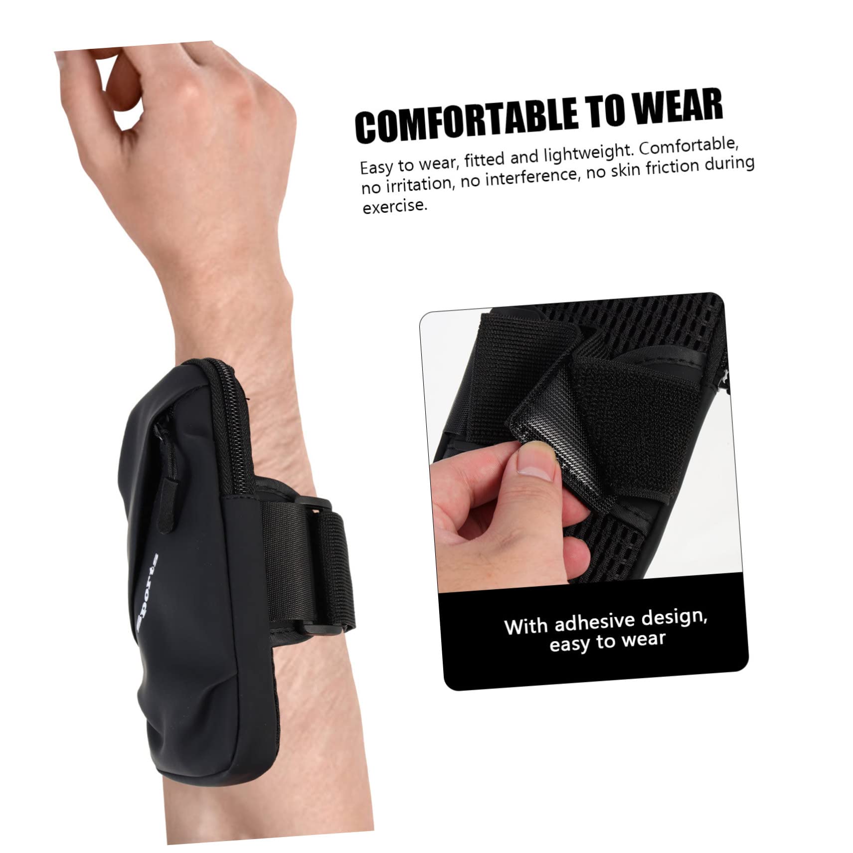 jojofuny 4pièces Brassard De Sport pour Téléphone Portable Pochette De Course Étanche pour Jogging Et Activités Extérieures Compatible avec Les Smartphones