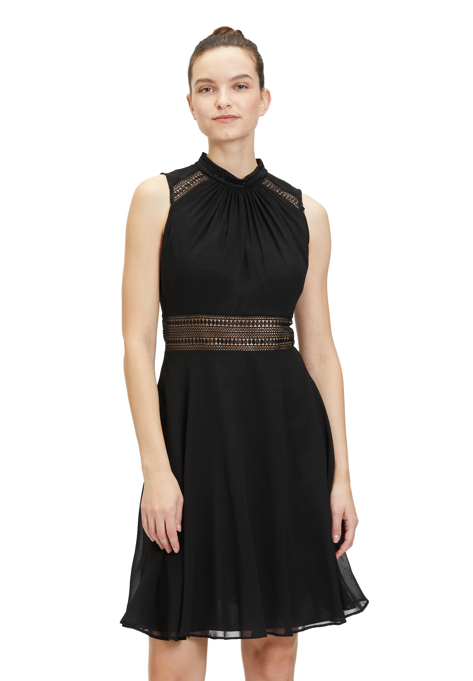 Vera Mont Damen Cocktailkleid mit Spitzeneinsatz