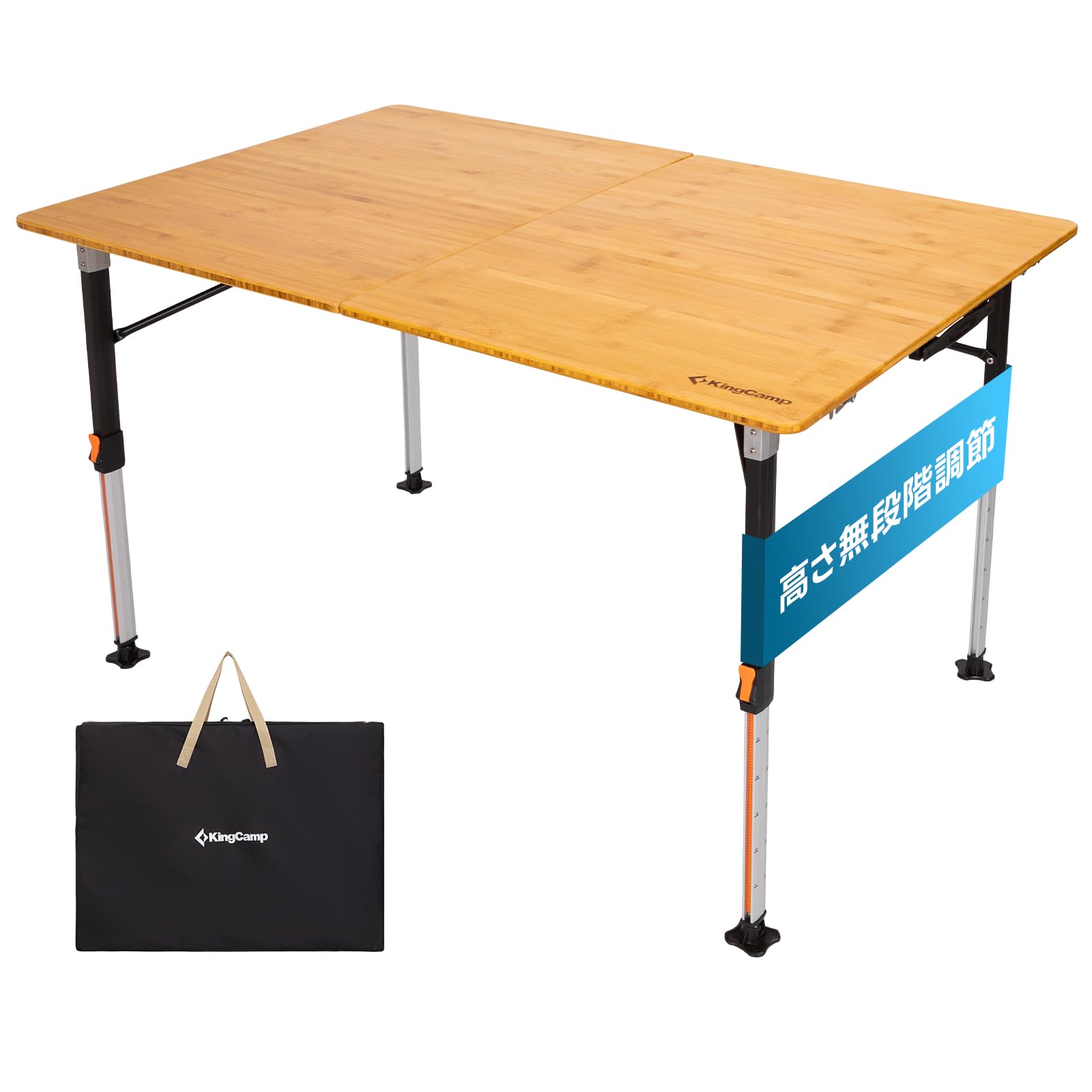 Amazon.co.jp: KingCamp キャンプ テーブル アウトドア 折り畳み 42-70  