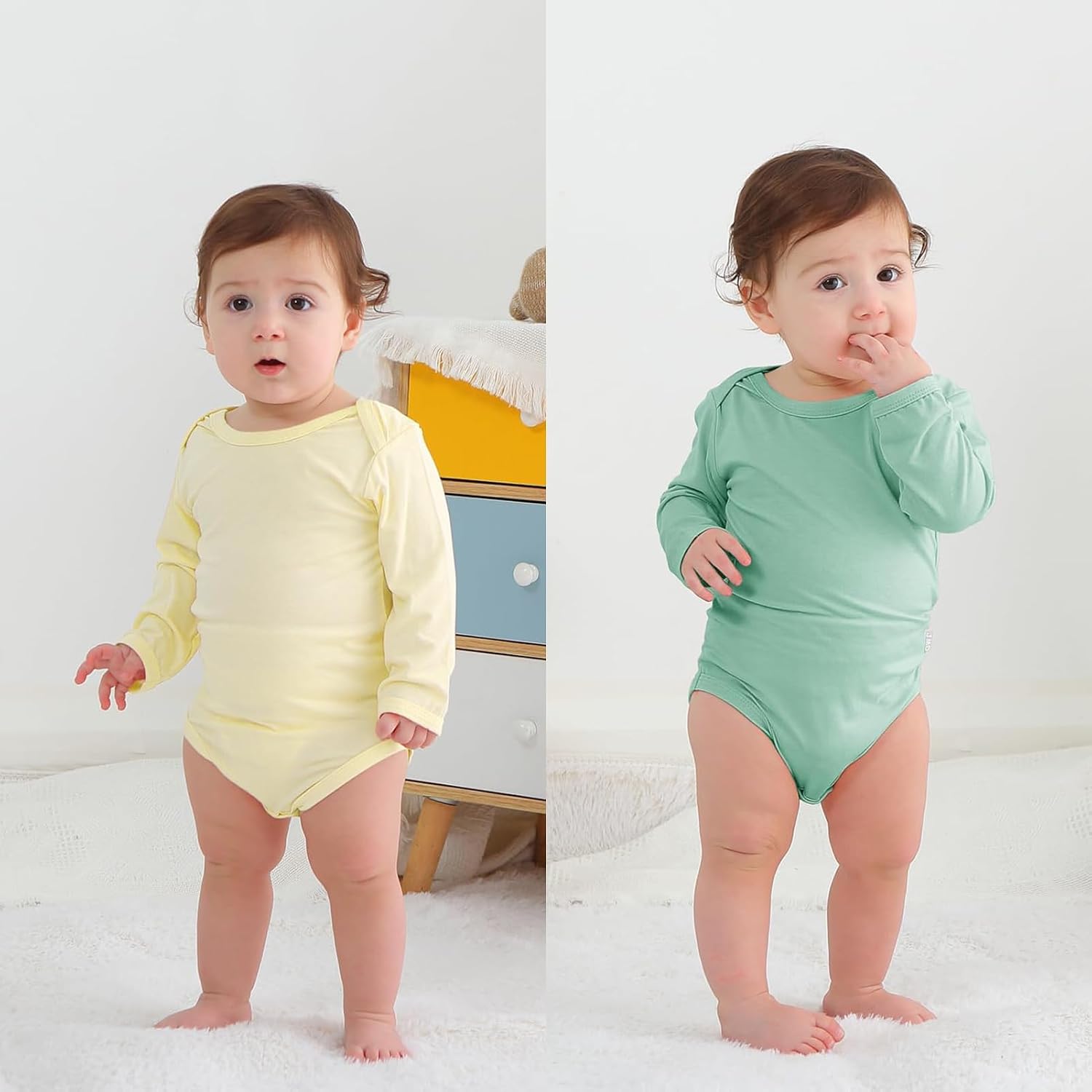 Jimonda Baby Bodysuit Long Sleeve Infant Romper Unisex Boy Girl Newborn Clothes One-Piece Spring Summer Fall