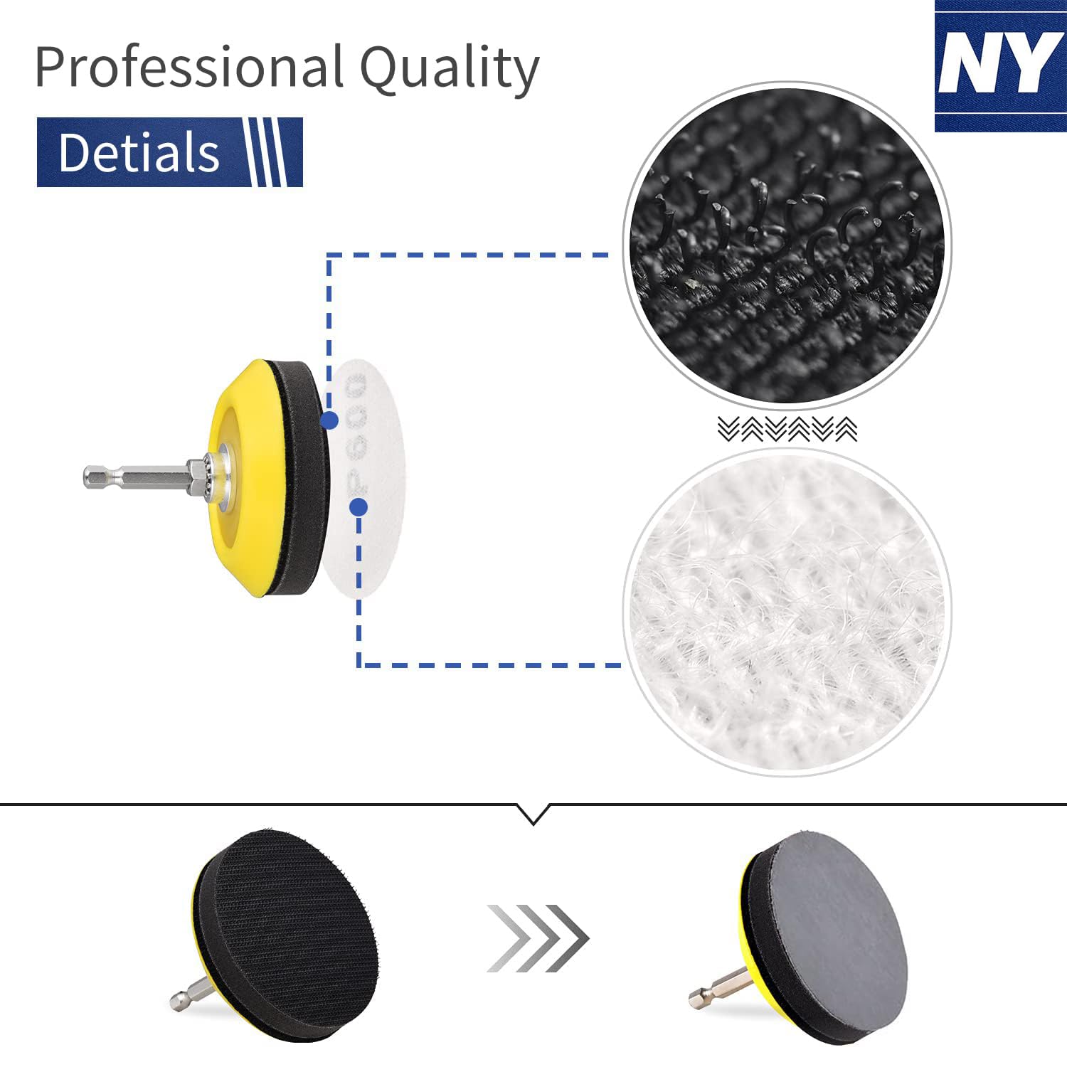 Sanding Discs Kit - 170 Pack for Drill & Grinder -6
