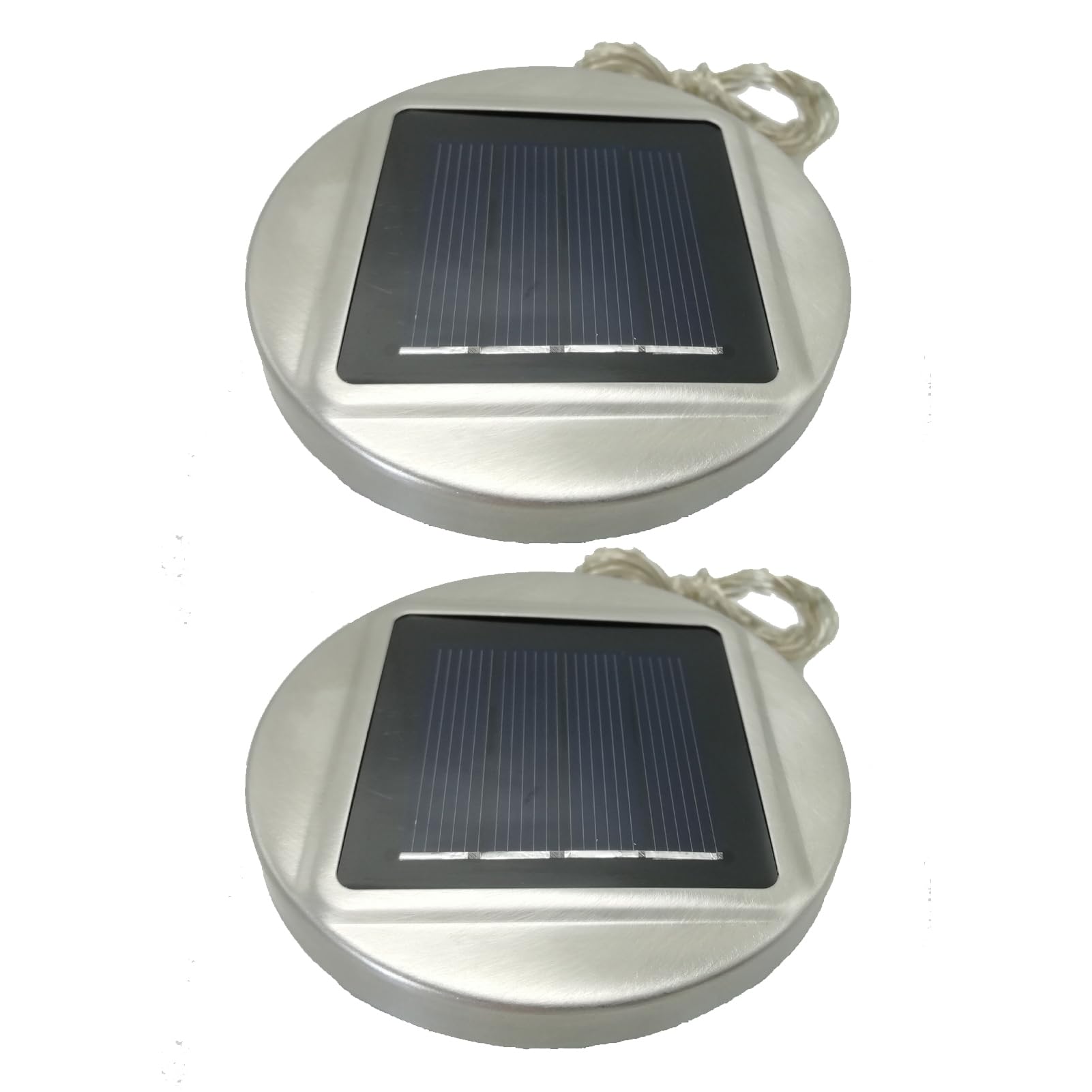 Allayu 2pack/lot Solar Replacement Tops 5cm for Garden Lights Waterproof 2pcs Round Top with 30 LEDs 8cm Outdoor Lights ABS