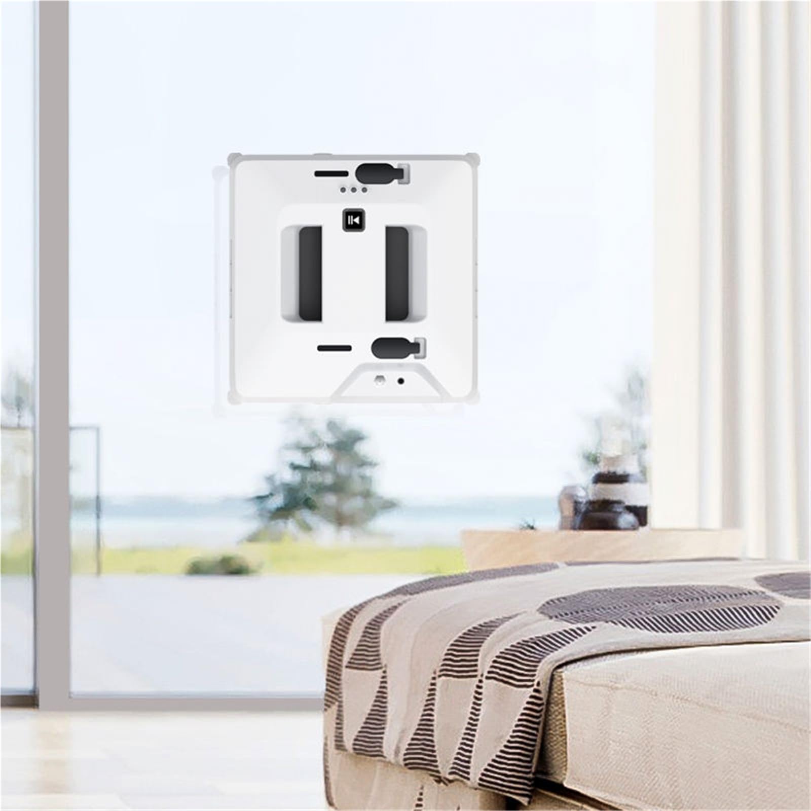 Nettoyeur de vitres électrique intelligent 3000 Pa avec télécommande infrarouge