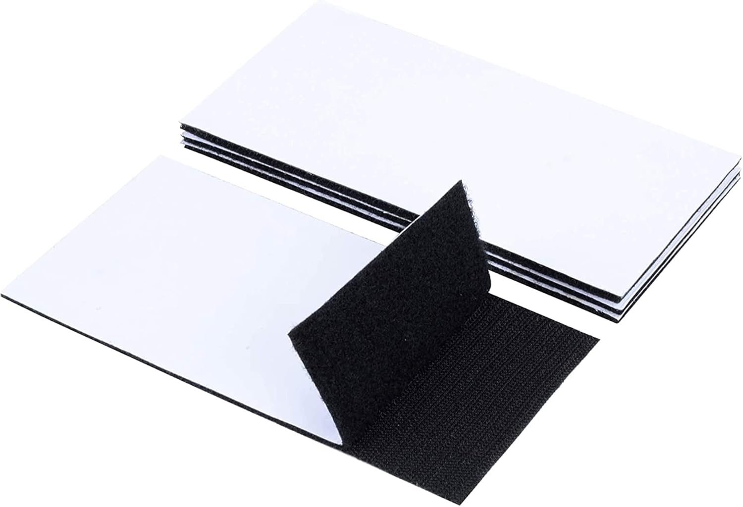 BRAVESHINE 4x8 Inch 4 Pack Heavy Duty Adhesive Tape Removable and