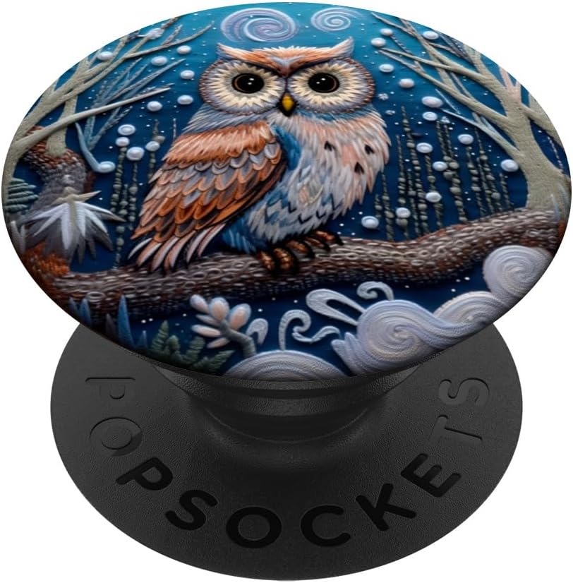 Horned Owl PopSockets MagSafe PopGrip for iPhone