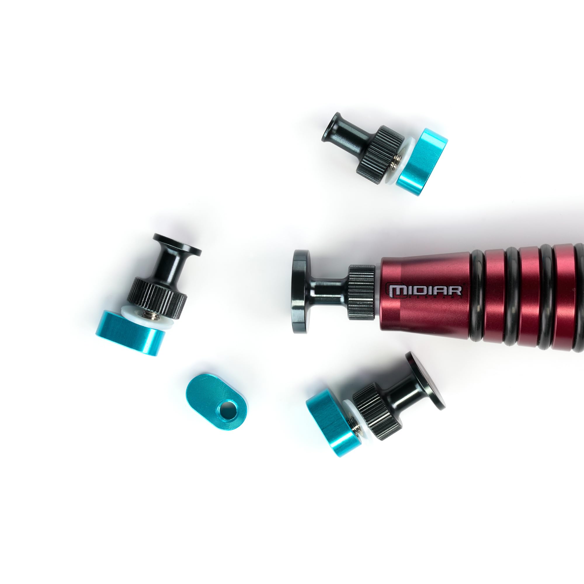 Fungo - Adattatore adesivo 4 pezzi 10-15-20-25 mm per rimuovere ammaccature PDR Tools