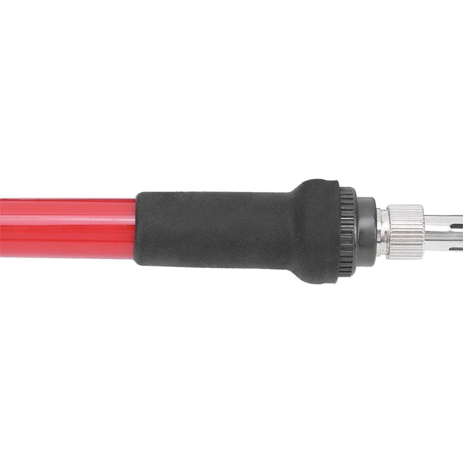 Kit saldatore, 15 pezzi Set saldatore elettrico Utensili per saldatura in legno regolabili a temperatura rossa 60W(220V UE)