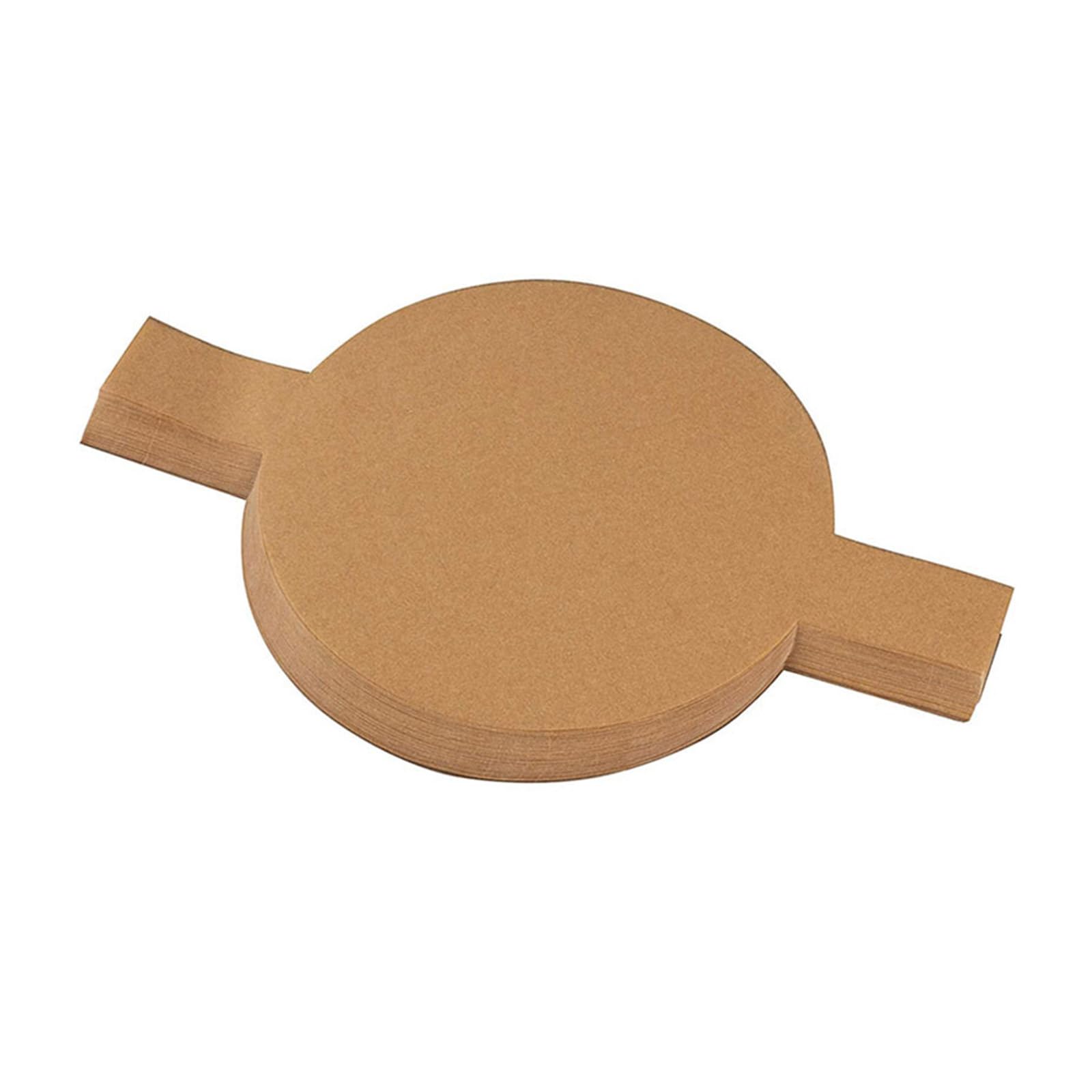 Qusinfc 100 Sheets Round Silicones Coating Cake Pan Liners Parchment Paper with Lift Tabs for Baking Steaming and Cooking Nonstick Round Cake Pan Liners