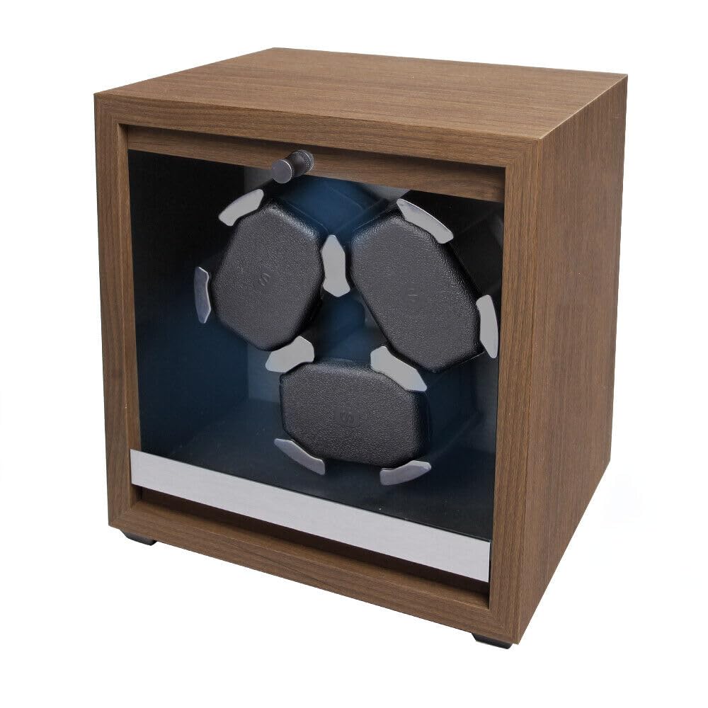 Olvy Remontoir pour 3 Montres, Boîte Watchwinder, Moteur extrêmement Silencieux, Coussin de Montre Flexible, Montre Winder, Watch Winder Automatique
