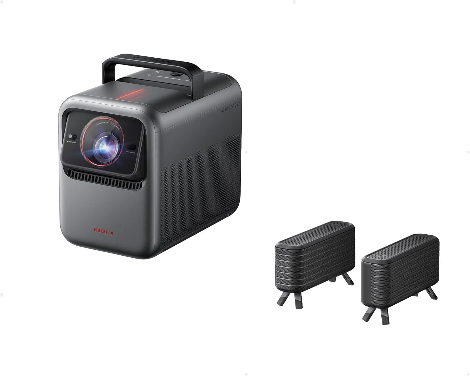 NEBULA X1 Triple Laser 4K Projector with Speakers, 3500 ANSI Lumens, 56000:1 Contrast, 40W Stereo Sound, 0.9-1.5 Optical Zoom, Smart AI, Dolby Vision,