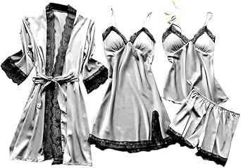 Amazon.co.jp: 女性用パジャマレースセットパジャマシルクワンピース下着人形パジャマ 下着Womens Lingerie Sexy