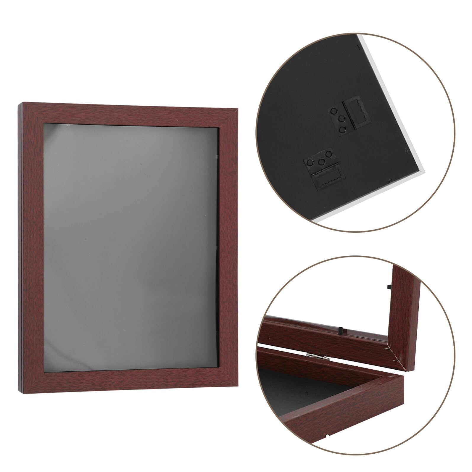 Uonlytech Marco de Fútbol Rectangular de Madera para Exhibición de Camisetas Deportivas Preservación a Largo Plazo Adecuado para Mostrar Uniformes en Pared