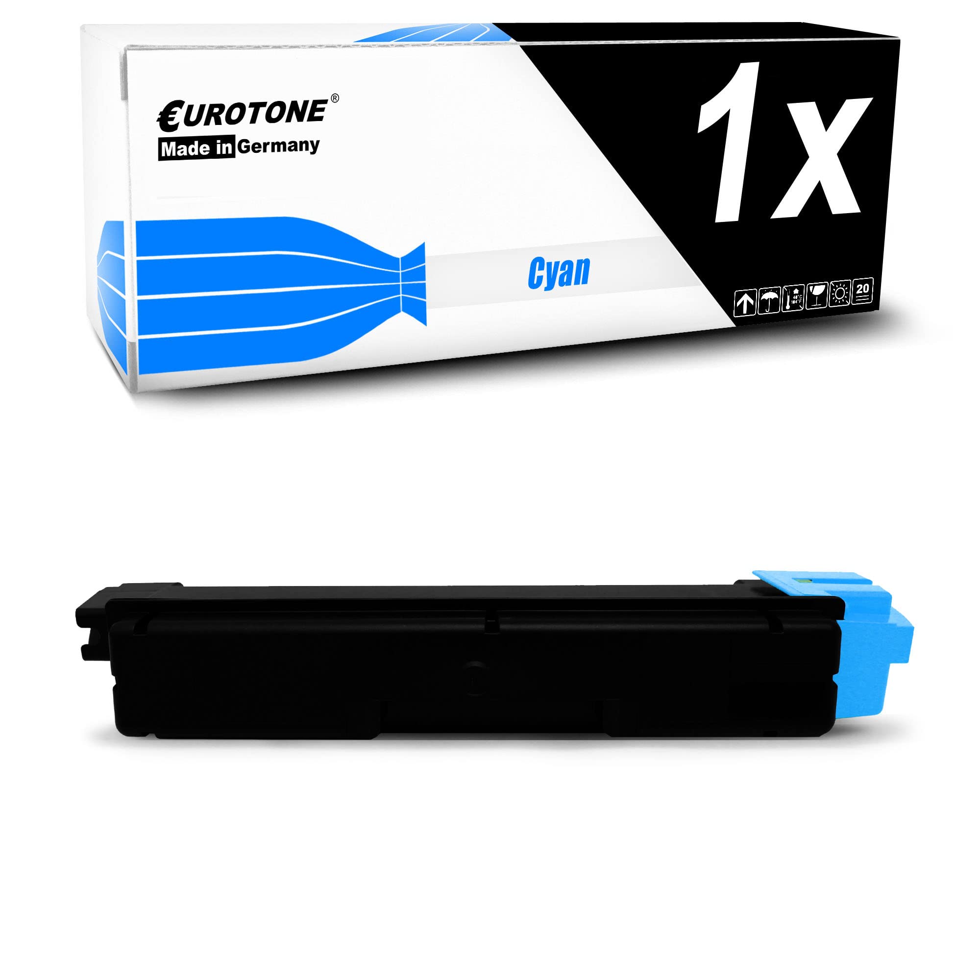 Eurotone Cyan toner do drukarki kompatybilny jako zamiennik do Triumph-Adler P-C3060 P-C3061 P-C3065 zastępuje PK5011C
