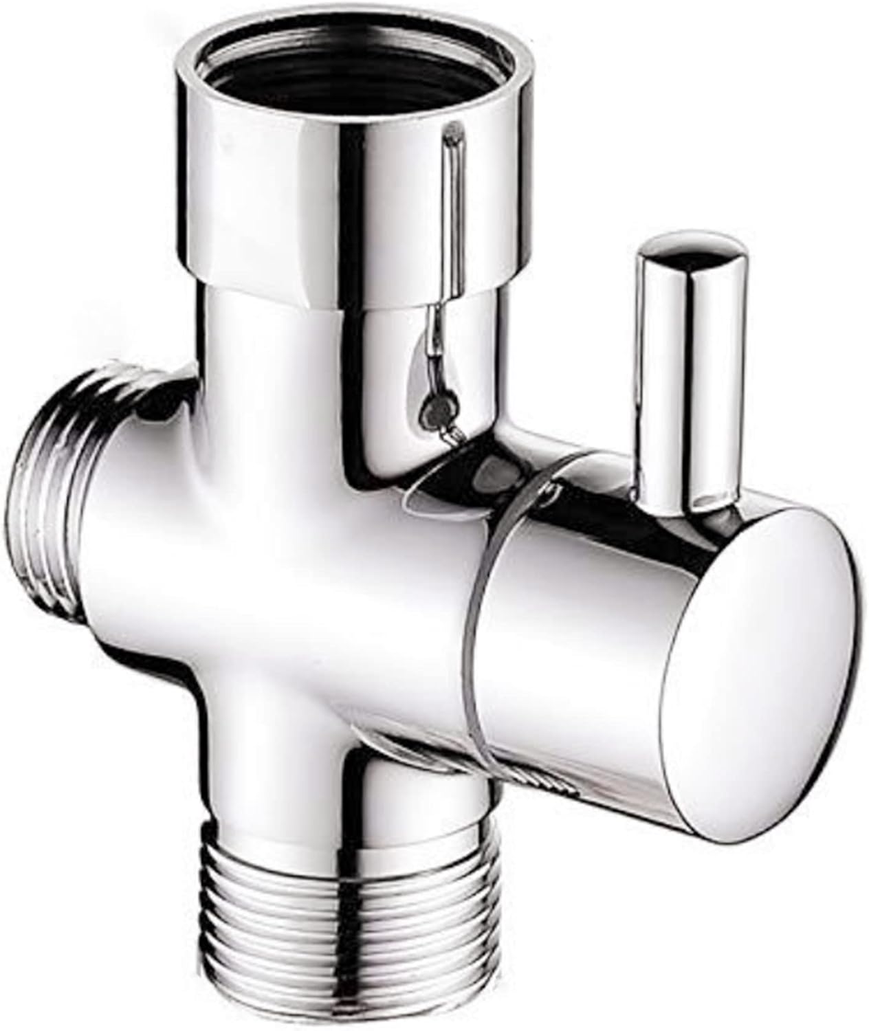 HOMCBEC Bidet T Adapter with Shut off T Valve,T Adapter Bidet 7/8"×7/8