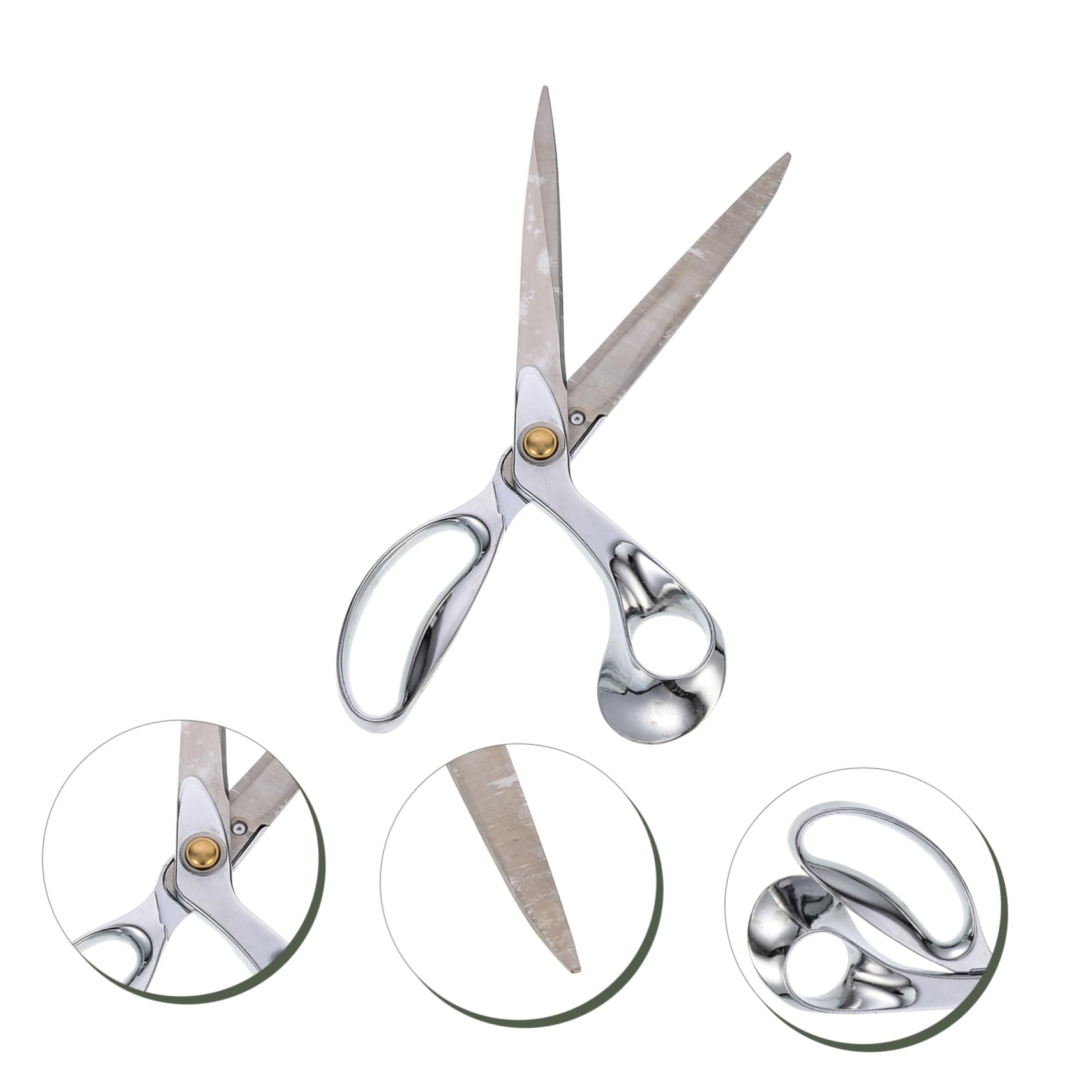 SHINEOFI Tijeras Acero Inoxidable Para Bordar y Cortar Diseño Ergonómico Para Manualidades y Costura
