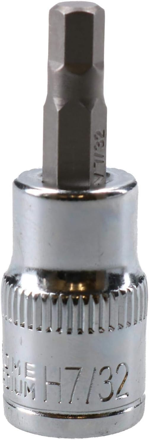 7/32" Hex Key Socket/Bit 3/8" Drive Imperial AF SAE 6 Sided Allen Key 48mm