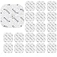 20er Set 5x5 cm Elektroden-Pads - kompatibel mit Compex Muskelstimulationsgeräten | Elektroden-Pads zur Muskelstimulation | Mit 3,75 cm Snap Druckknopf | Zertifiziertes Medizinprodukt von axion