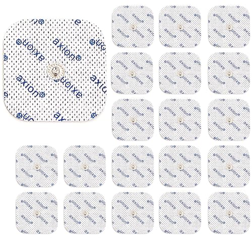 20 électrodes axion 5x5 cm | Compatibles avec les électrostimulateurs COMPEX | Patchs pour TENS et...