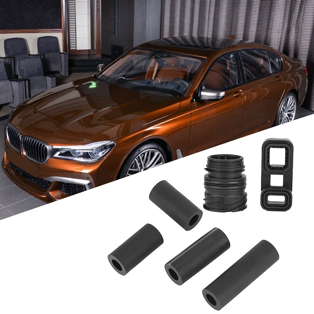 TBEST Kit de 6pcs de Funda de Cuerpo de Válvula de Batería, Conector, Bloque de Goma, Tapón de Tubo de Aceite