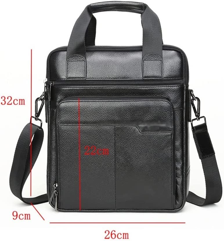 Shoulder Crossbody Bags, Large Computer Bags, Messenger Bag Briefcase Business Work Bags for Men (Color : Black, Size : 32 * 26 * 9CM)2