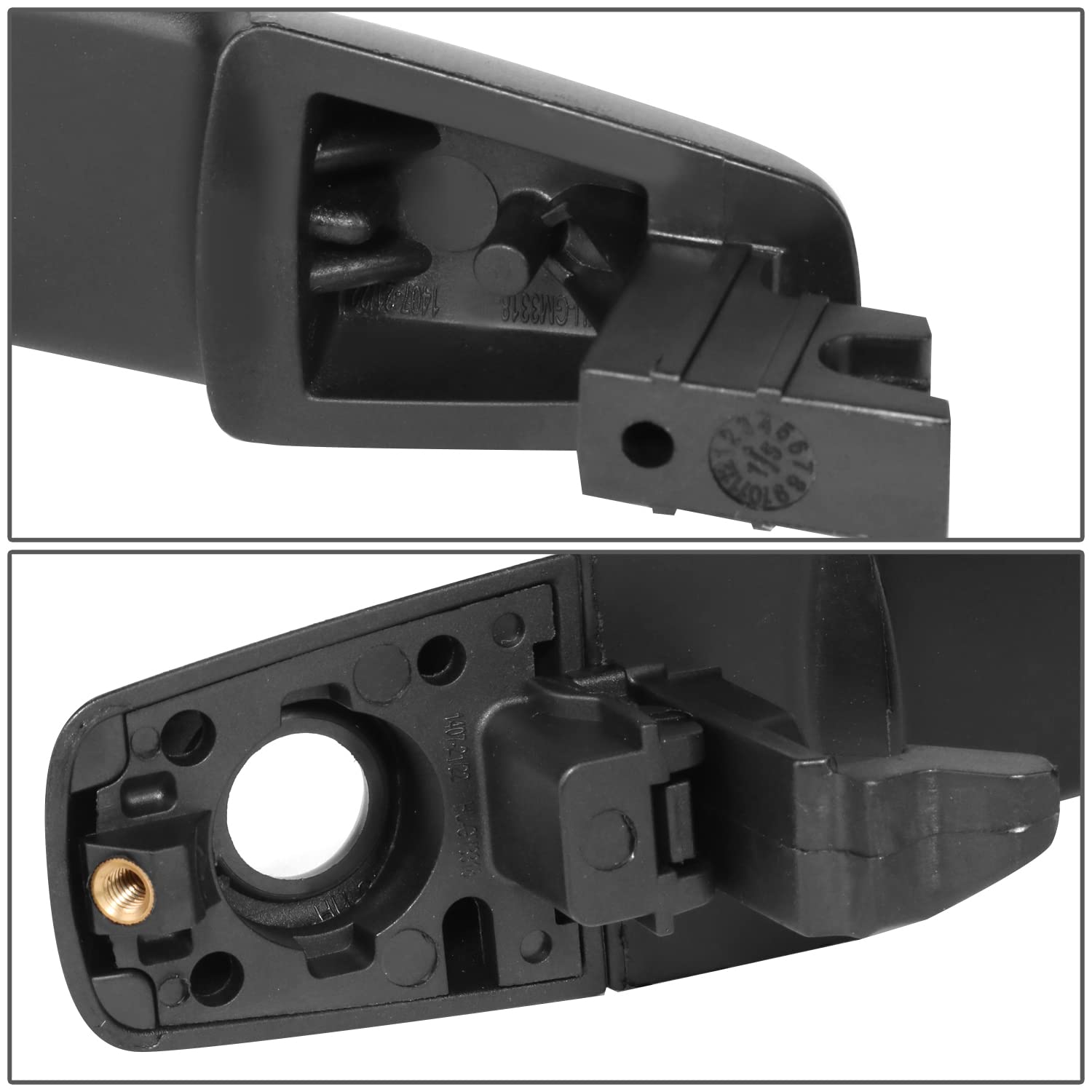 DNA MOTORING OEM-DHO-00233 Türgriff für die Fahrerseite, kompatibel mit 08-14 Cadillac CTS / 2006-2009 SRX / 2006-2010 STS