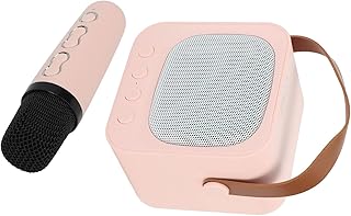 Bluetooth Karaoke Speaker Machine, Bass Treble Adjustment Superb HD Stereo Sound Multifunctional Karaoke Machine 6 Sound Effects for Home