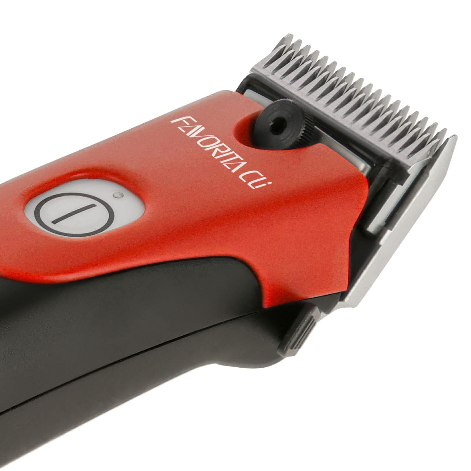Agrarzone Aesculap Favorita CLi Schermaschine rot Schur Tierpflege Pflege | Akku, Aufsteckkamm Set, LED-Anzeige, Hunde, Pferde, Profi