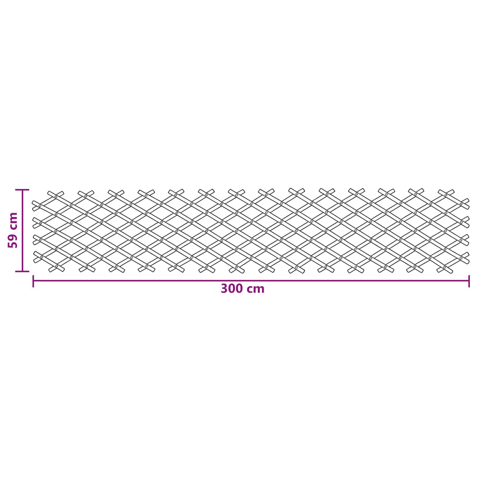 Erweiterbares Spalierzaun 2 Stück Hellbraun Bambus 100 x 105 cm Gartengitter Sichtschutz Zaunelement für Terrasse Balkon Vorgarten Begrenzung