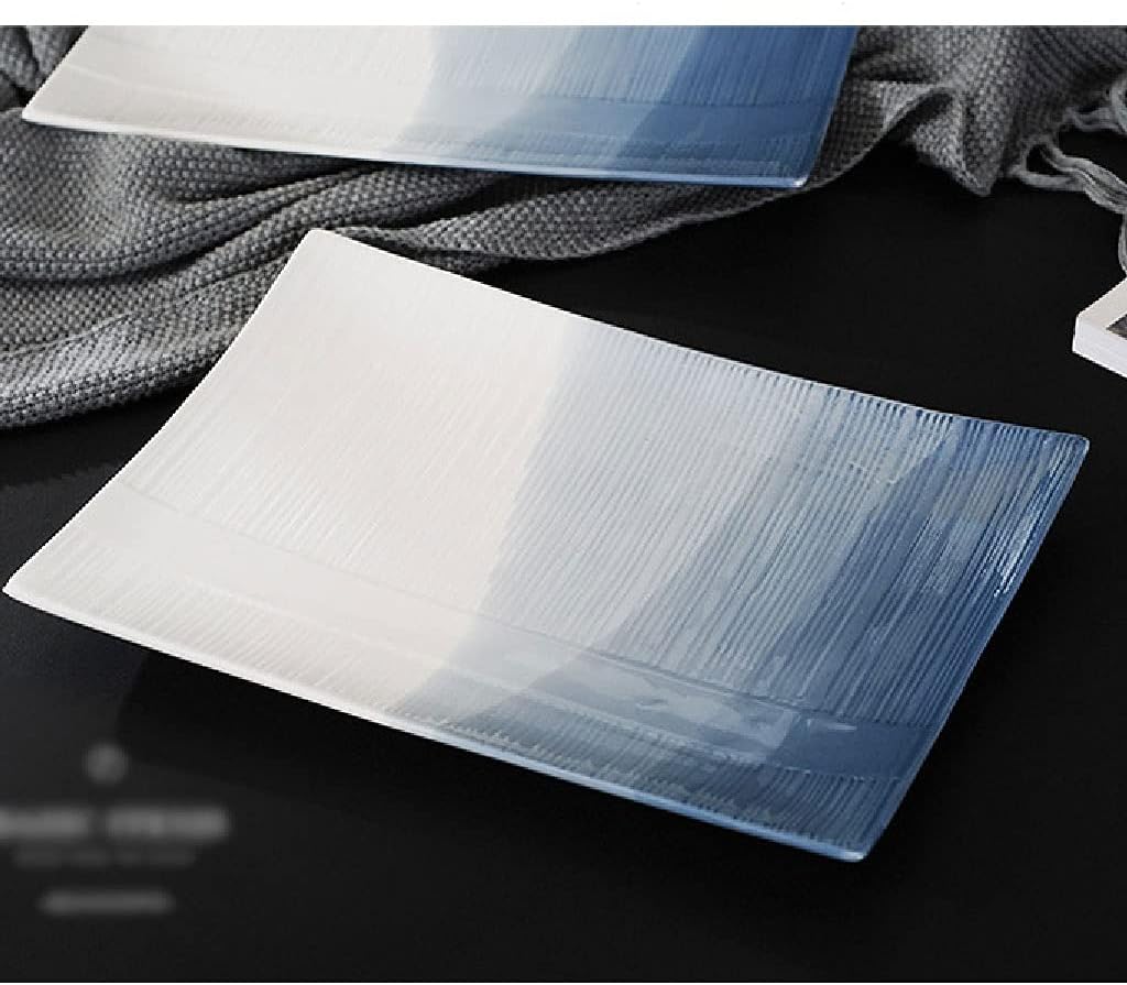 美しい家庭用品レストラン用食器セラミック長方形西洋皿寿司皿朝食プレートフルーツプレートケーキ、