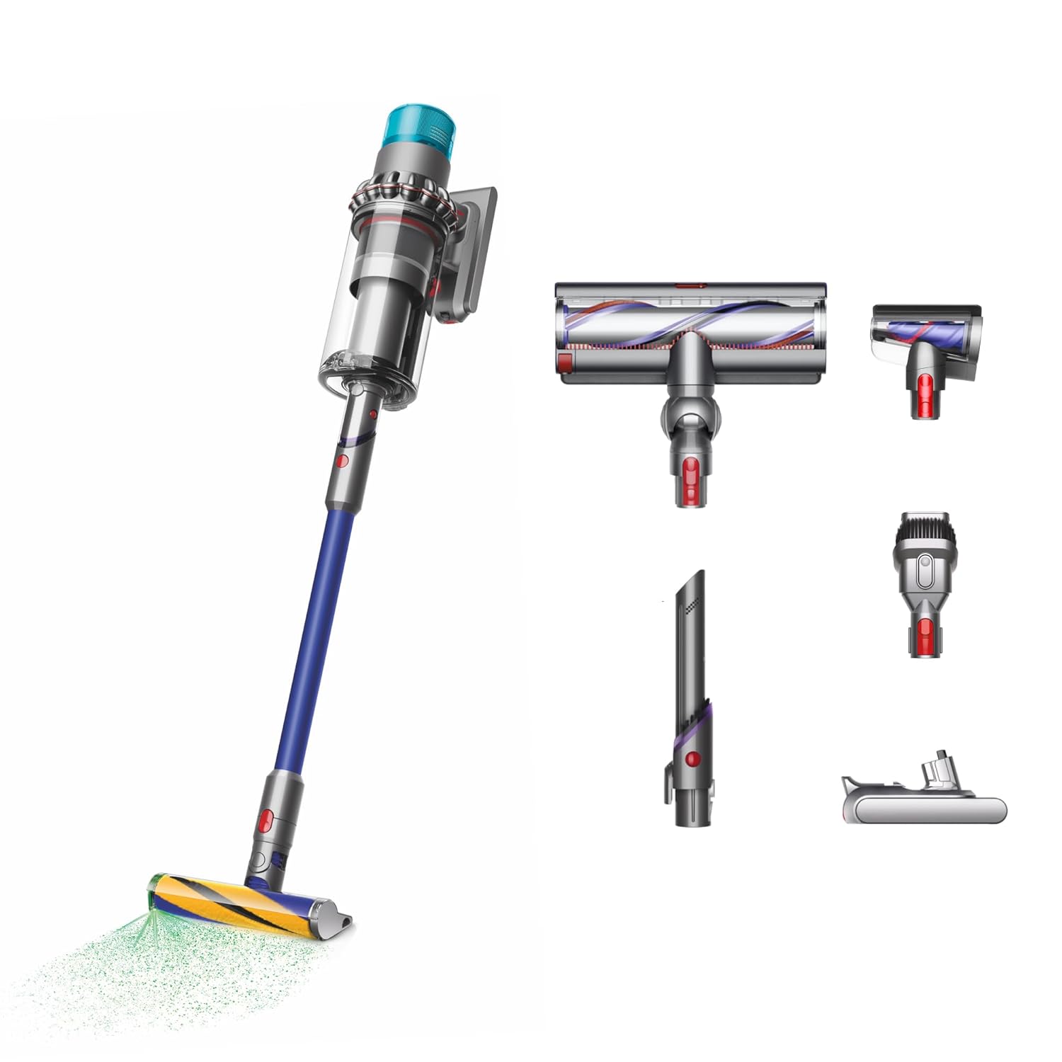Dyson Gen5outsize Cordless Vacuum 250AW 3 Power Modes Up to 140 Minutes XL bin Illumination Reveals dust HEPA