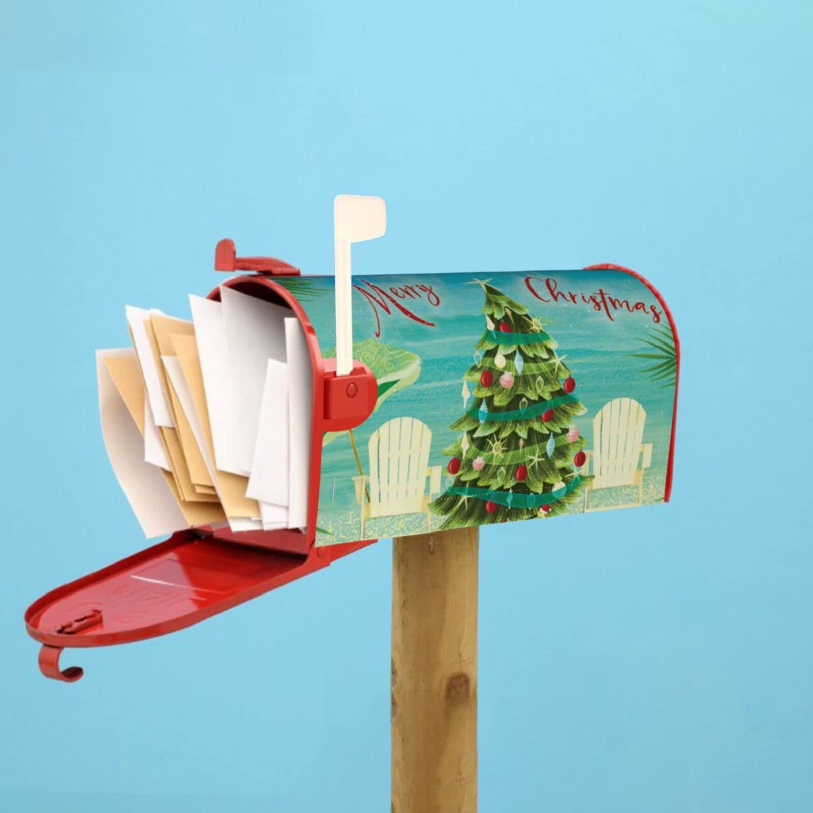 Joyidec Magnetic Mailbox Cover - Waterproof Outdoor Wrap For Standard 21x18 Inch Mailboxes | Seasonal Holiday Decor - View #8