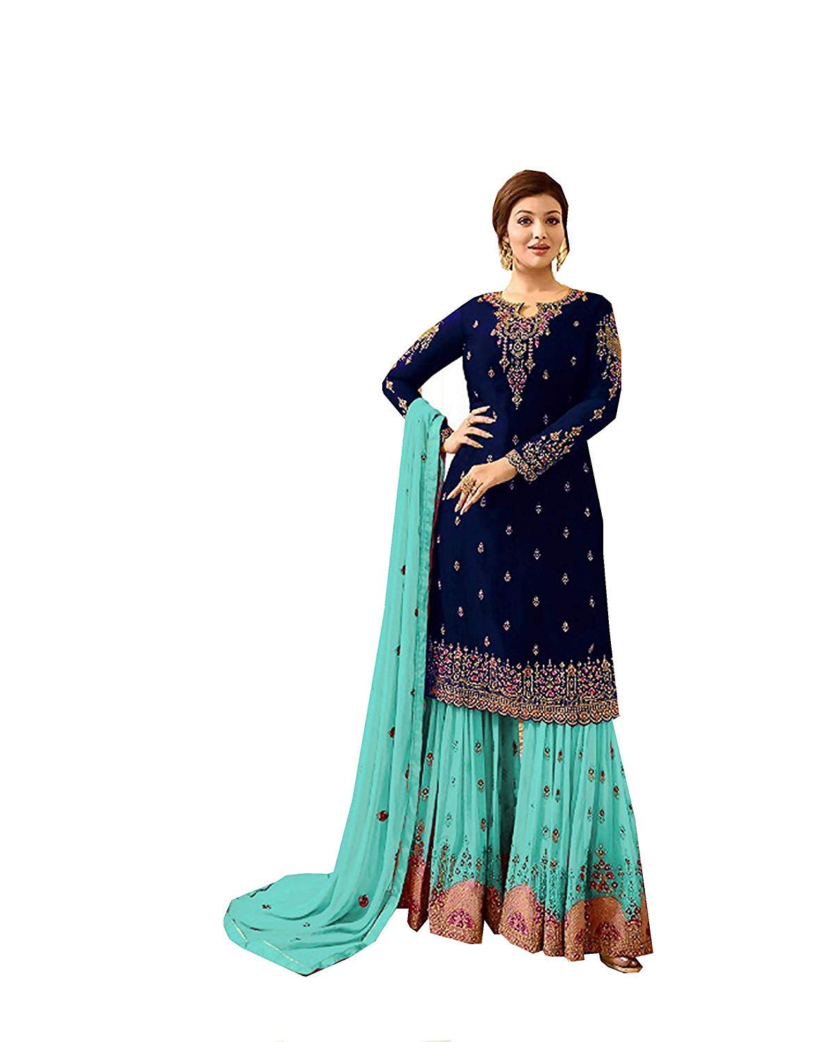 stylishfashionready to wear new christmas indian pakistani eid wear dress designer palazzo sharara salwar kameez suits