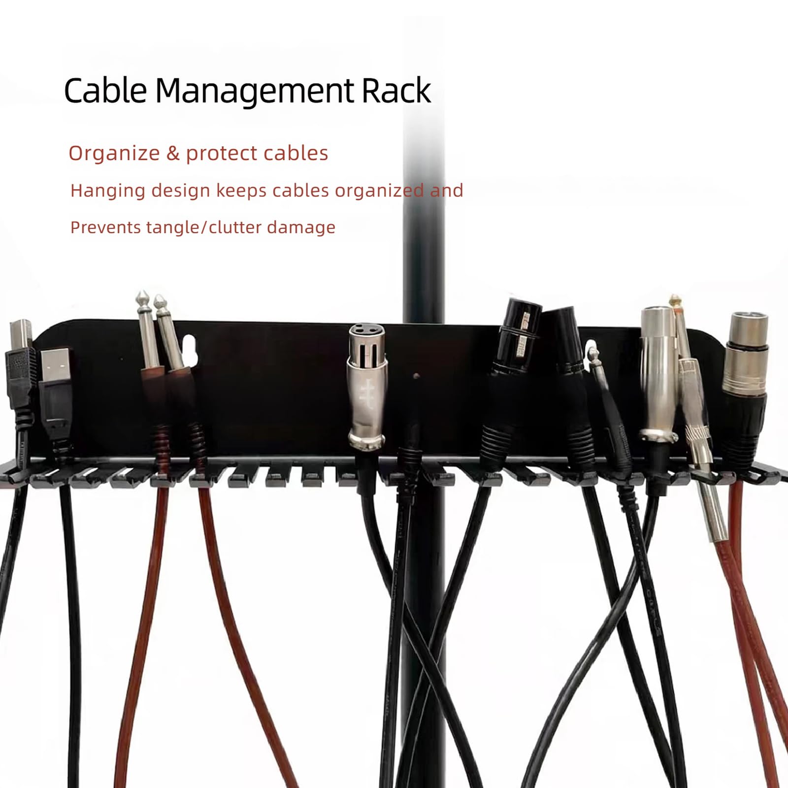 Gestione dei cavi 20 slot da parete organizer per cavi per scrivania ordinata Wire Arranger Entertainment Center Cord Planner