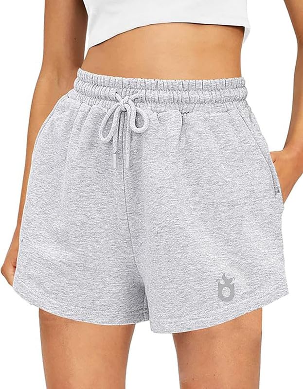 hotfits Women's Casual Cotton Shorts,Relaxedfit Shorts, Summer Shorts, Boxer Shorts, Loose fit Shorts,Mid Thigh Length Shorts with Adjustable Waistband and Pockets-picture-14