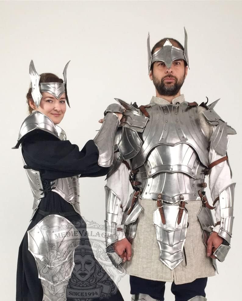 Fantasy Armour for Couple ~ Medieval Armour Suit for Couple ~ Cosplay Armour Suit ~ Beat Gift Item for Her/him ~ Medieval Armor Suit Pair