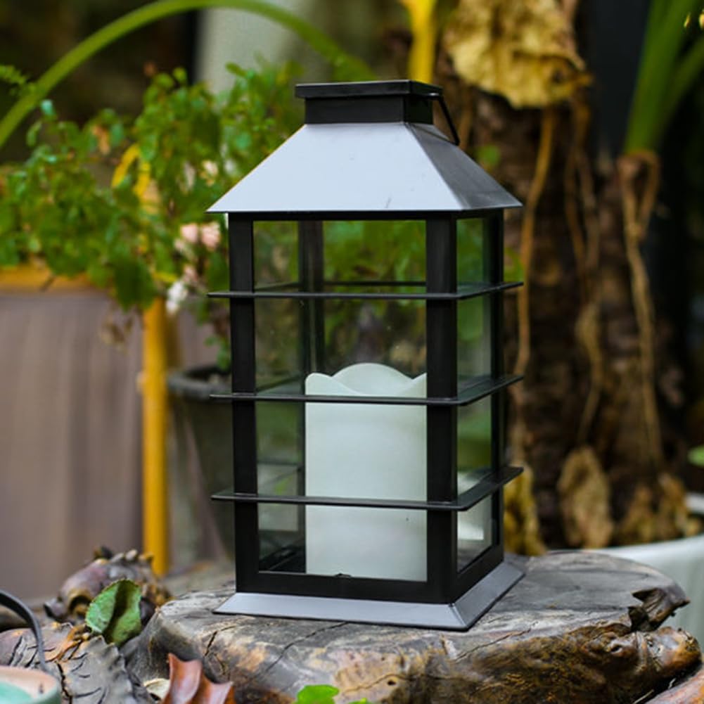 Farolillos Solares Decorativos para Jardín Al Aire Libre, 2 Unidades, LED, Sin Llama, para Colgar en la Mesa, en el Patio o en la Fiesta.