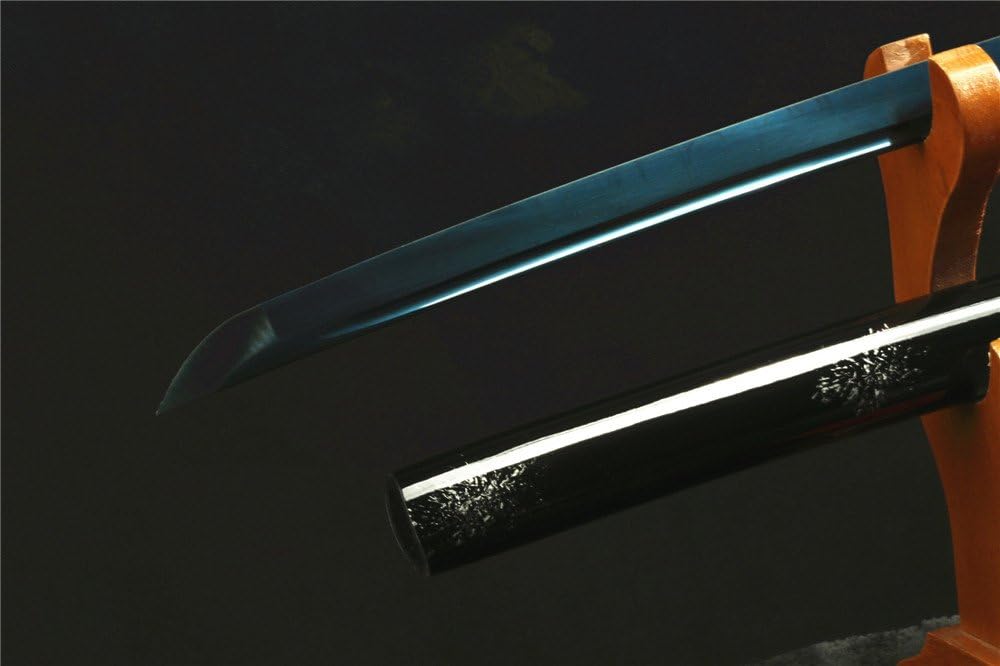 Sharp 1060 Carbon Steel Blue Tiger TSUBA Handmade Japanese Samurai Katana Sword