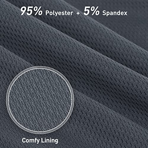 Resinta 5 Pack Toddler Boy's Mesh Shorts Quick Dry Performance Shorts Boys Athletic Shorts Stripe Basketball Shorts, 5T #TOP3